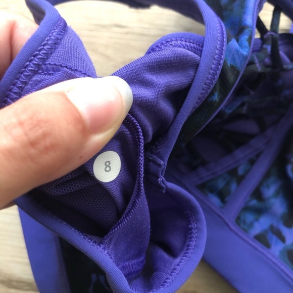 Lululemon Purple Sweaty or Not Sports Bra - Picture 7 of 9